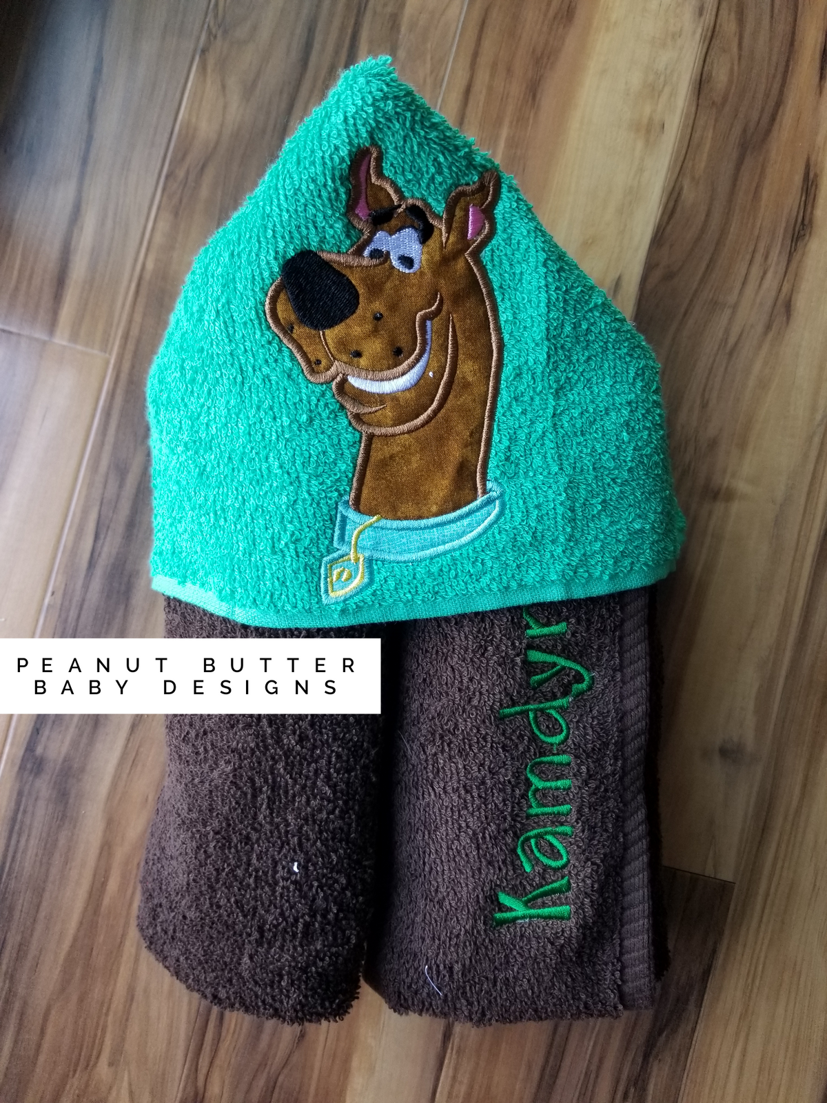 Scared Dog Hooded Towel