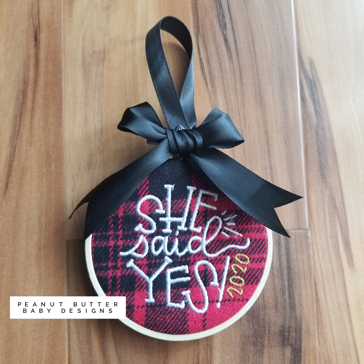 She Said Yes Ornament