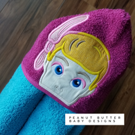 Toy Friends -- Shepard Girl Hooded Towel
