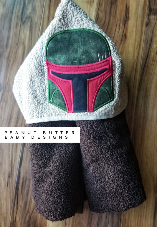 Bobbaa Fett Hooded Towel
