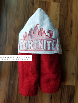 Fortnite Friends- City Logo Hooded Towel