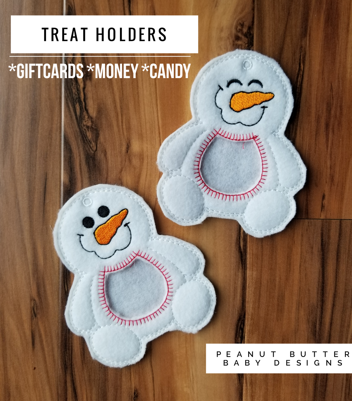 Sparkle Snowman Treat Holder
