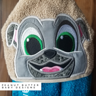 Puppy Pal Friends- Bingo Hooded Towel